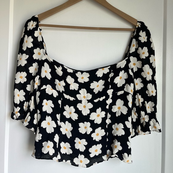 Reformation Georgia Square Neck Top - Picture 4 of 5